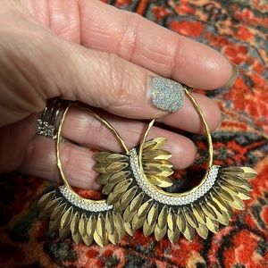 Stella & Dot Stunning famous Pegasus Earrings